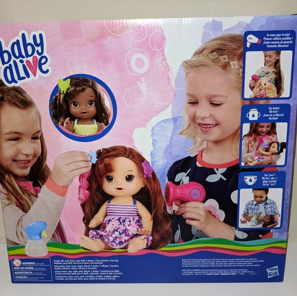 Baby Alive Cute Hairstyles Baby w/accessories - Picture 3 of 5